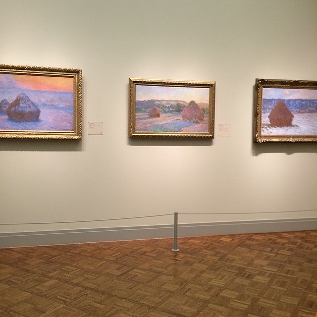 Monet's Haystacks at the Art Institute of Chicago
