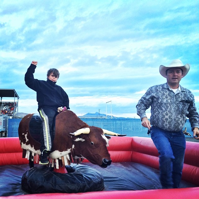 Brother Riding the Bull