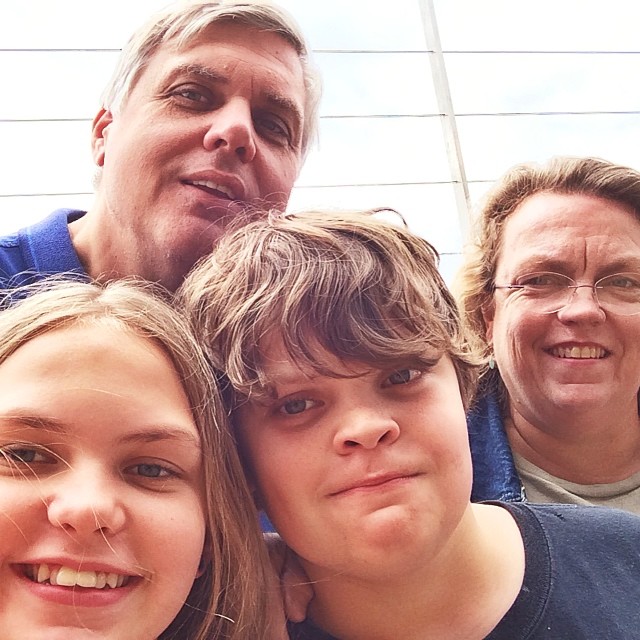 Family Selfie at Seattle Space Needle