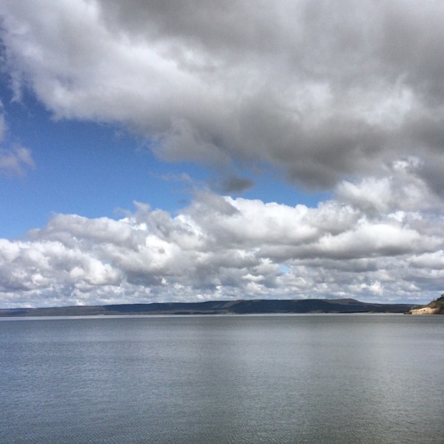 Yellowstone Lake in all its glory.