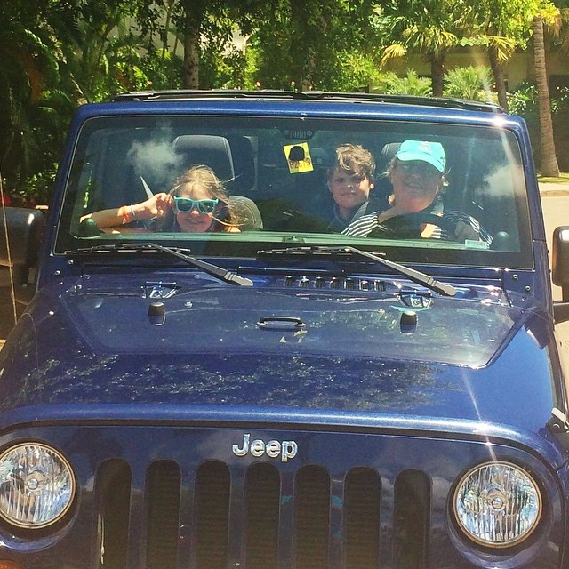 Top Down headed out to see the other beaches. #kauai #hawaii