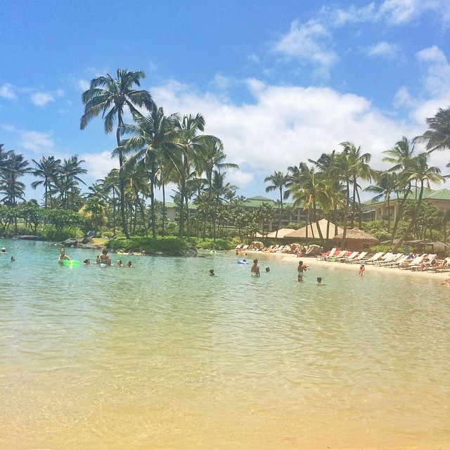 Tour of #hyatt #kauai #hawaii pool.