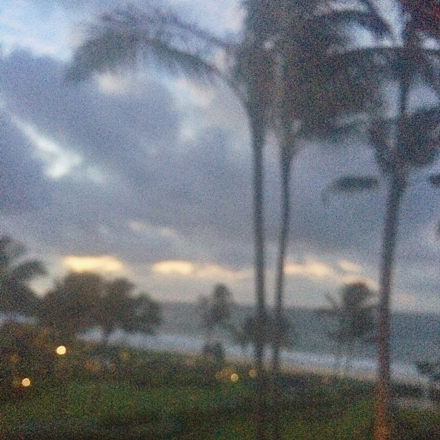 Morning #kauai #hawaii -- Still on East Coast Time.