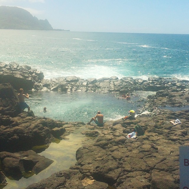 Queen's Bath in north Kauai. A really crazy place. Can't write about it. You have to ask and hear the story to believe.