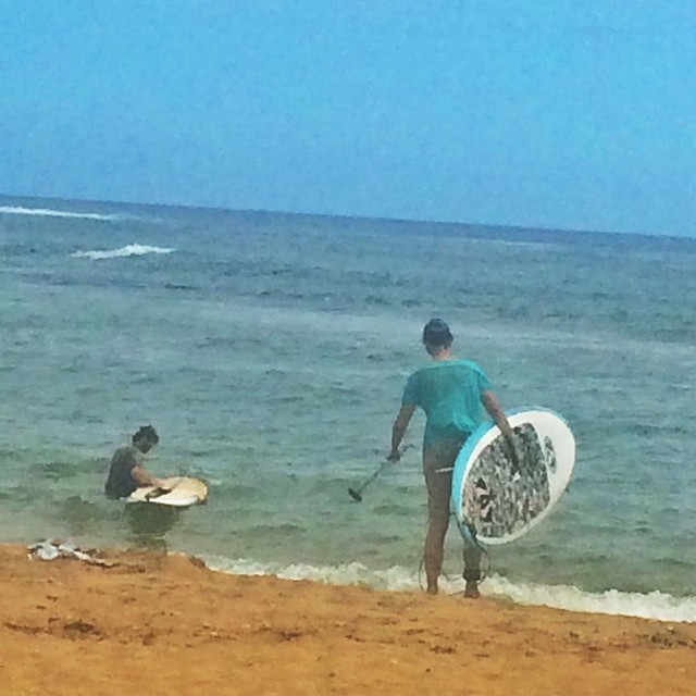 Husband & Wife Surfers.