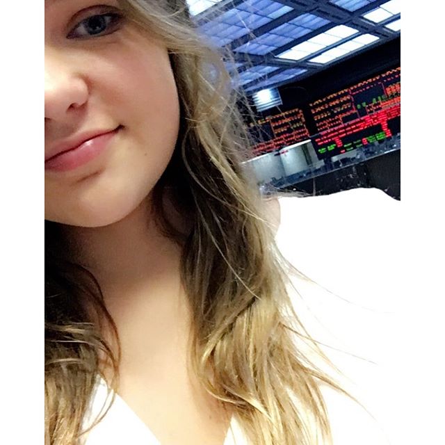 Sara on the floor of the #cbot