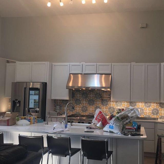Kitchen in the new house. Today was move in day!