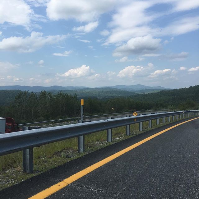 The road less traveled. Heading to upstate NY - #ticonderoga #fortticonderoga