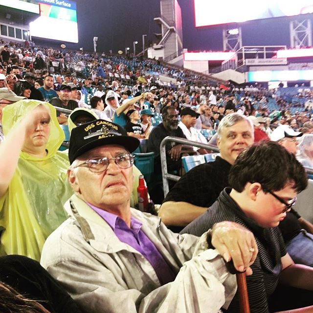 Three Ed's are better than one at the Jaguars game! (Hey Panthers!) #jagsgamedaylive