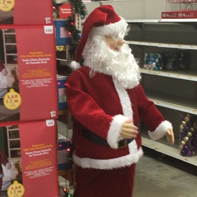 Apparently we slept through Halloween & Thanksgiving. Walmart thinks it’s Christmas.