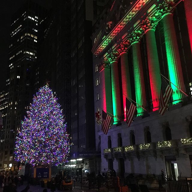 Wall Street Christmas #nyc