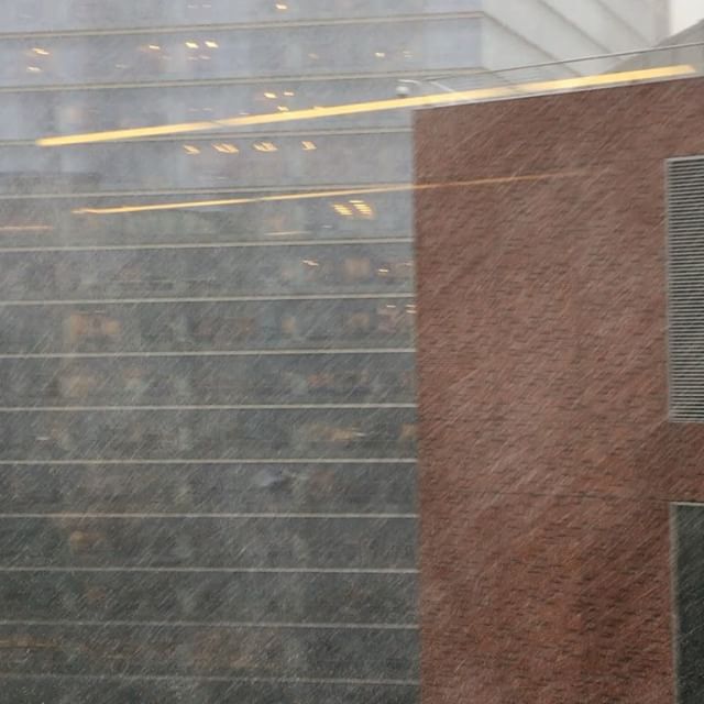 Snow Cyclone #nyc #wtc