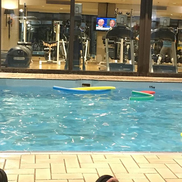 #andersoncooper through the@pool into the exercise room from Montreal.